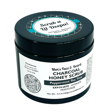 Men’s Face and Beard Charcoal Honey Scrub